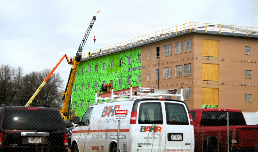 March 2026 construction operations of $55.75 million Collective Training Officers Quarters Project at Fort McCoy