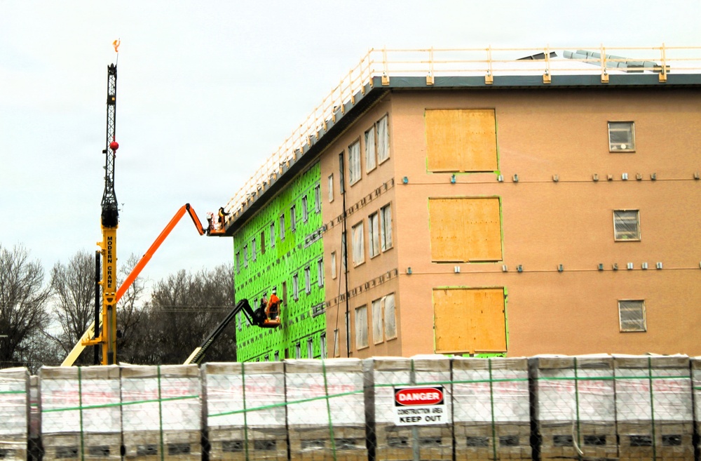 March 2026 construction operations of $55.75 million Collective Training Officers Quarters Project at Fort McCoy