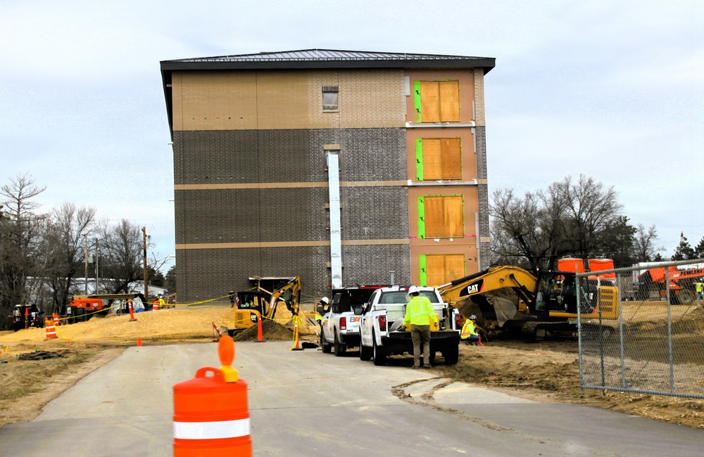 March 2026 construction operations of $55.75 million Collective Training Officers Quarters Project at Fort McCoy