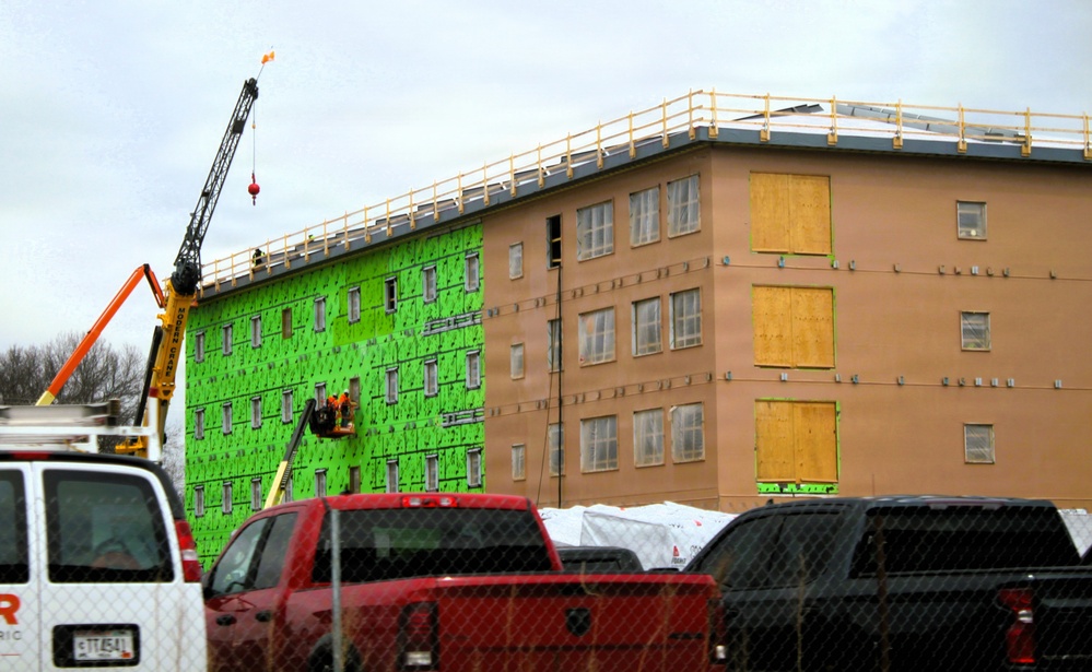 March 2026 construction operations of $55.75 million Collective Training Officers Quarters Project at Fort McCoy