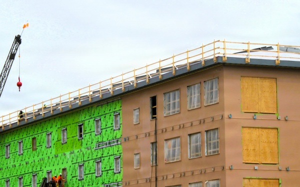 March 2026 construction operations of $55.75 million Collective Training Officers Quarters Project at Fort McCoy