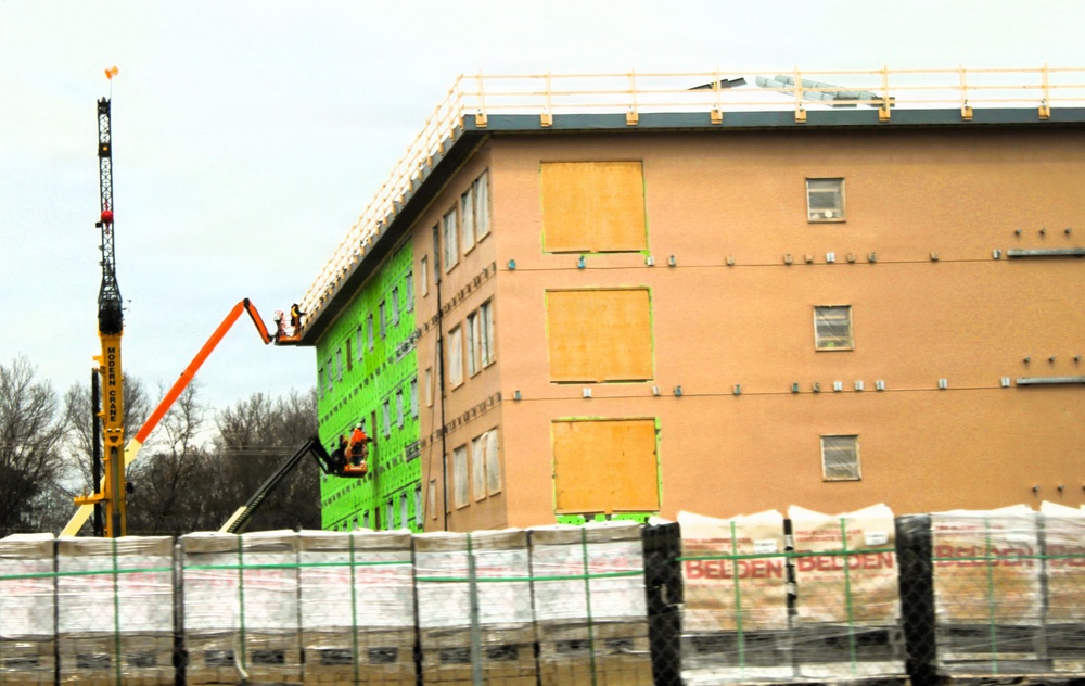March 2026 construction operations of $55.75 million Collective Training Officers Quarters Project at Fort McCoy