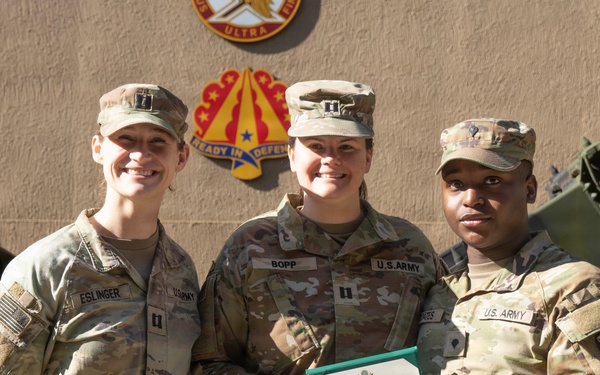 Legal Soldiers from 35th Air Defense Artillery Brigade Promoted During Ceremony