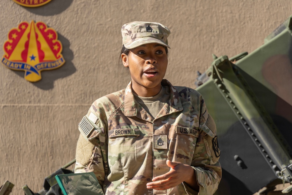 Legal Soldiers from 35th Air Defense Artillery Brigade Promoted During Ceremony