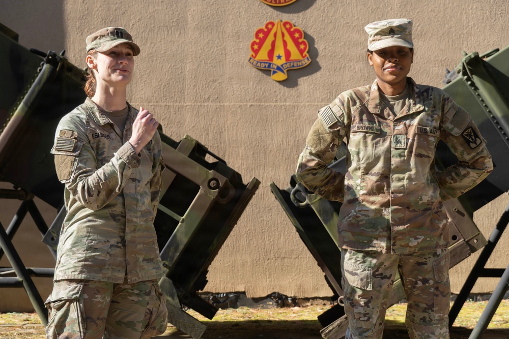 Legal Soldiers from 35th Air Defense Artillery Brigade Promoted During Ceremony