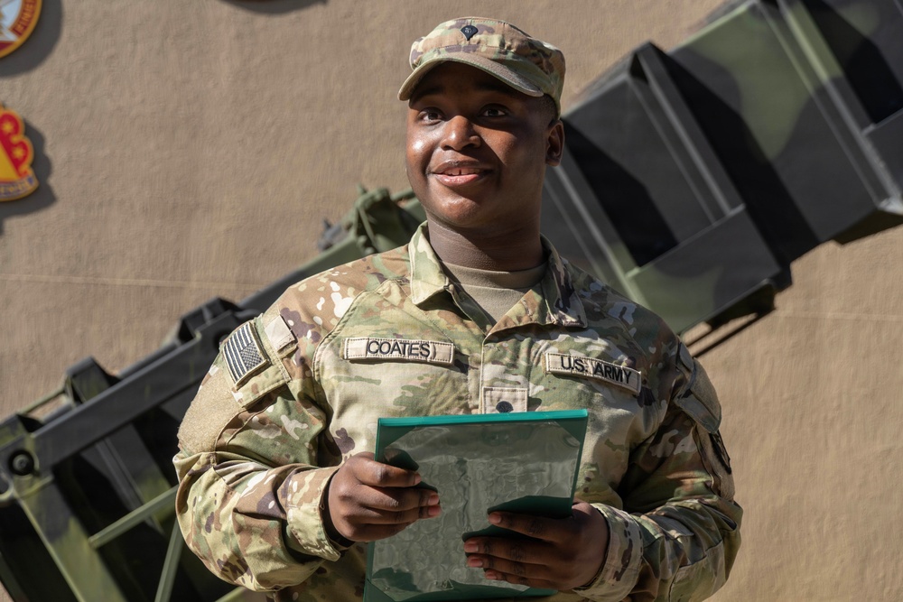 Legal Soldiers from 35th Air Defense Artillery Brigade Promoted During Ceremony