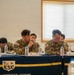 The Korean Service Corps Battalion's leadership, including the command group, staff, and company commanders, conducted a Senior Leader’s Engagement to review the last nine months' accomplishments and set future priorities at Camp Humphreys on Mar. 25.