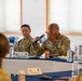 The Korean Service Corps Battalion's leadership, including the command group, staff, and company commanders, conducted a Senior Leader’s Engagement to review the last nine months' accomplishments and set future priorities at Camp Humphreys on Mar. 25.