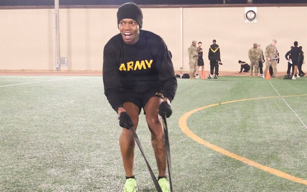 35th Air Defense Artillery Brigade Conducts Army Fitness Test for Best Squad Competition