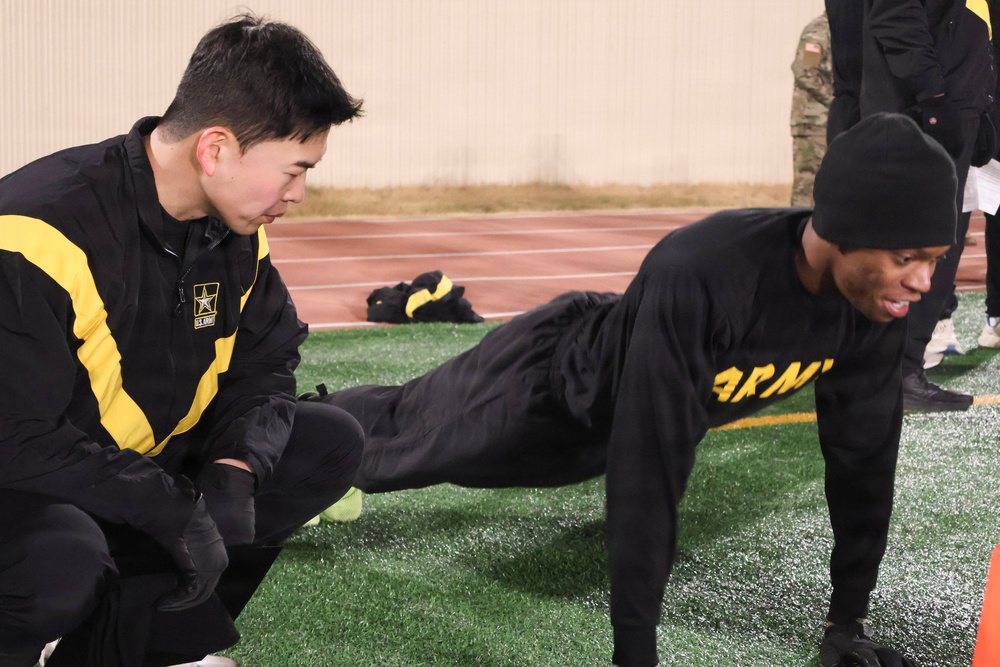 35th Air Defense Artillery Brigade Conducts Army Fitness Test for Best Squad Competition