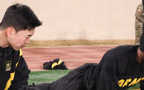 35th Air Defense Artillery Brigade Conducts Army Fitness Test for Best Squad Competition