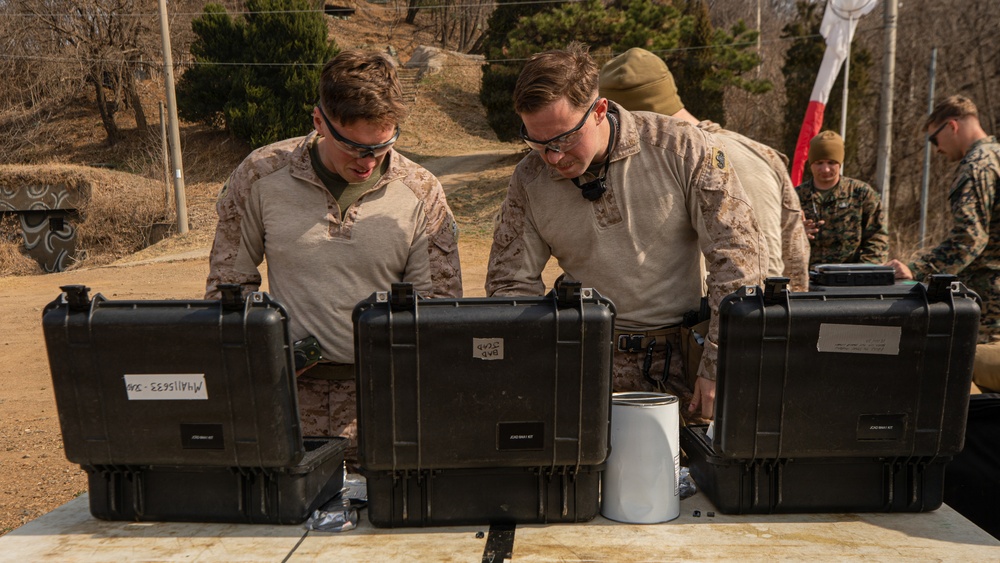 U.S. Marines Conduct CBRNE Training Inside an Underground Facility
