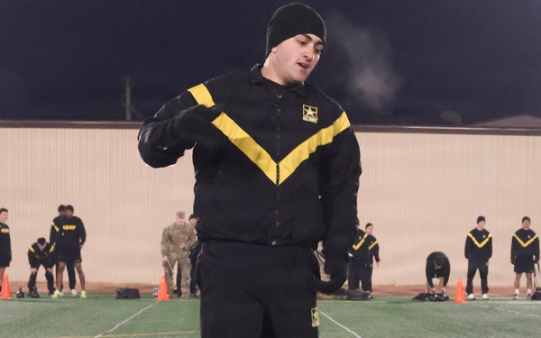 35th Air Defense Artillery Brigade Conducts Army Fitness Test for Best Squad Competition