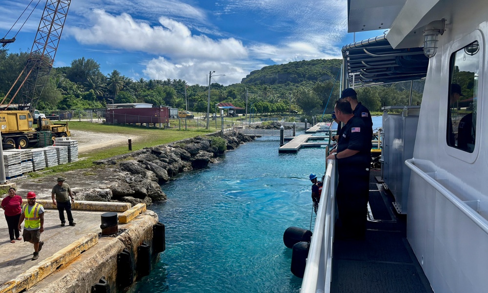 USCGC Oliver Henry delivers marine safety personnel to Rota