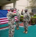 Sgt. Mark Kirumira reaffirmed his commitment to the U.S. Army on Apr. 6, surrounded by his peers and leadership during a ceremony at the U.S. Army Materiel Support Command – Korea (MSC-K) headquarters on Camp Carroll.