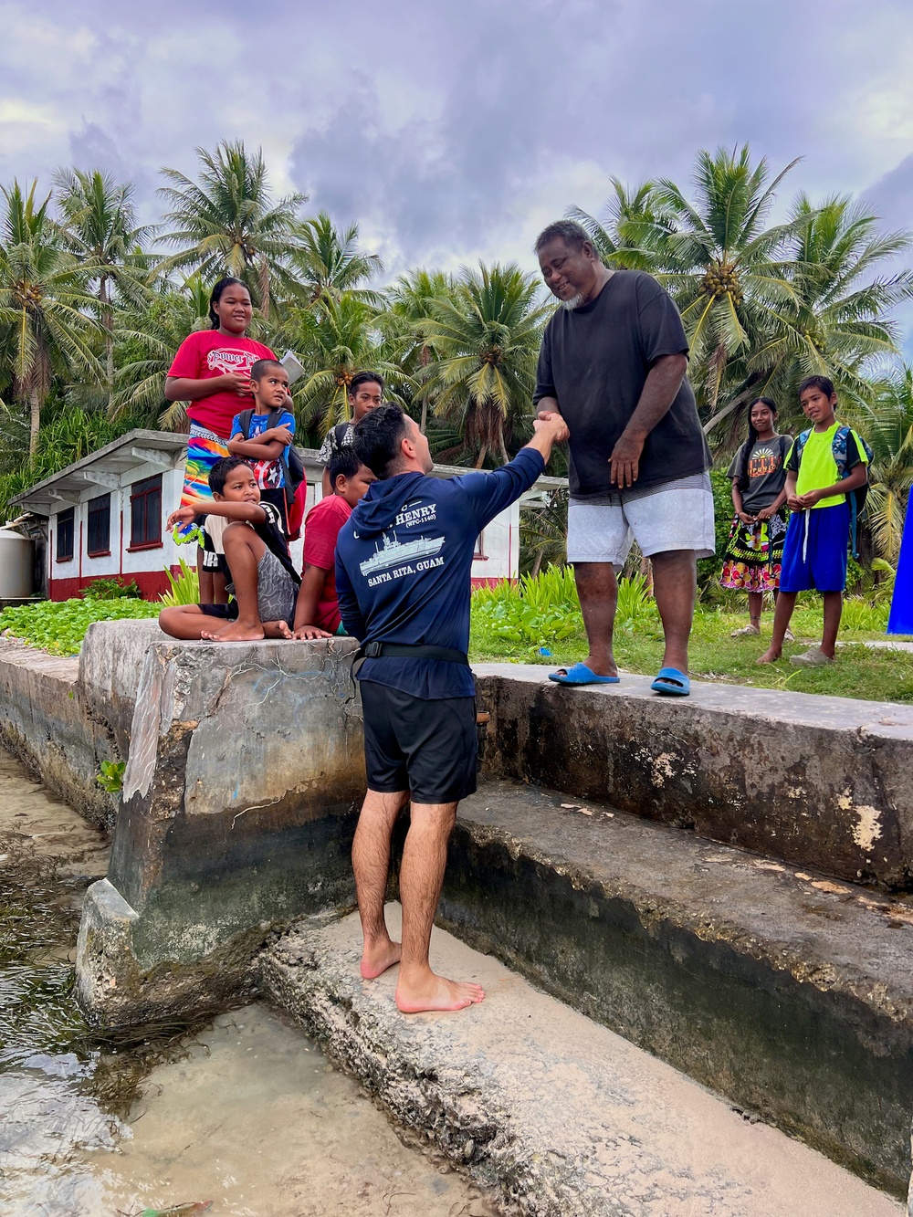 USCGC Oliver Henry visits Kuttu, Federated States of Micronesia