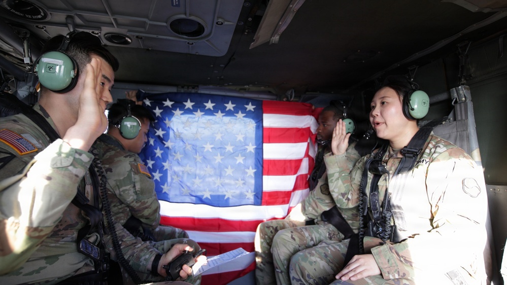 Re-enlistment in the sky.