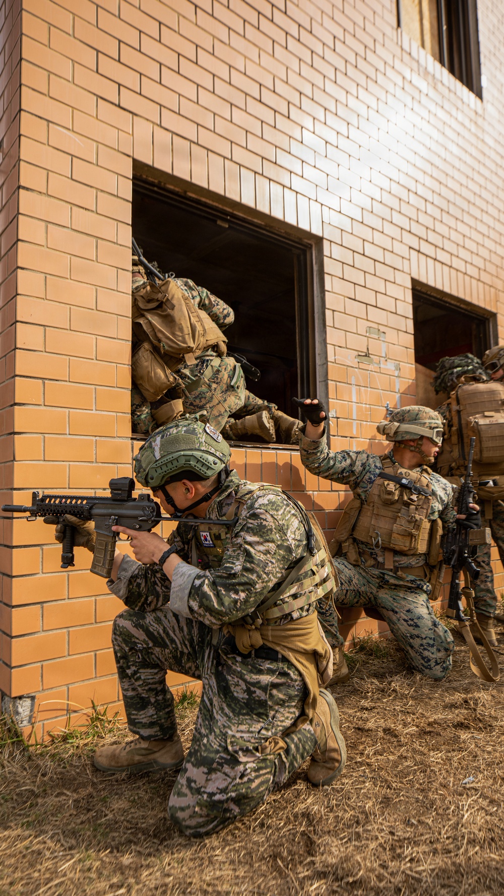 U.S. and ROK Marines Conduct Military Operations on Urban Terrain Training