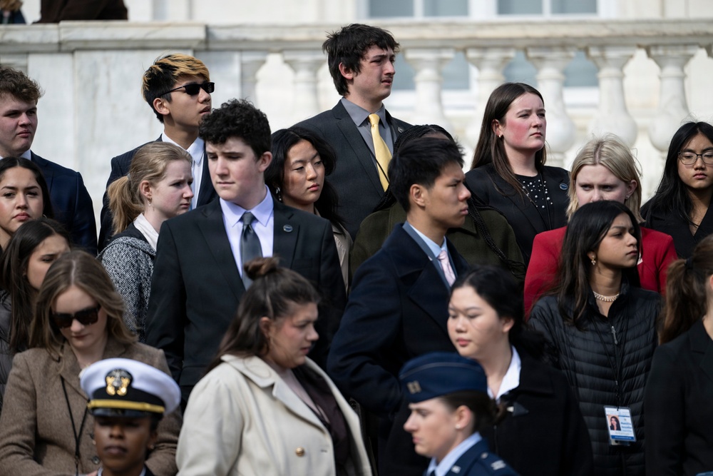 Students From the United States Senate Youth Program Visit Arlington National Cemetery