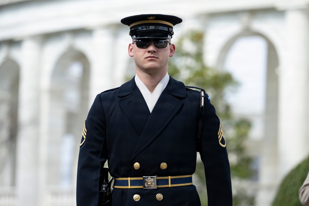 Students From the United States Senate Youth Program Visit Arlington National Cemetery