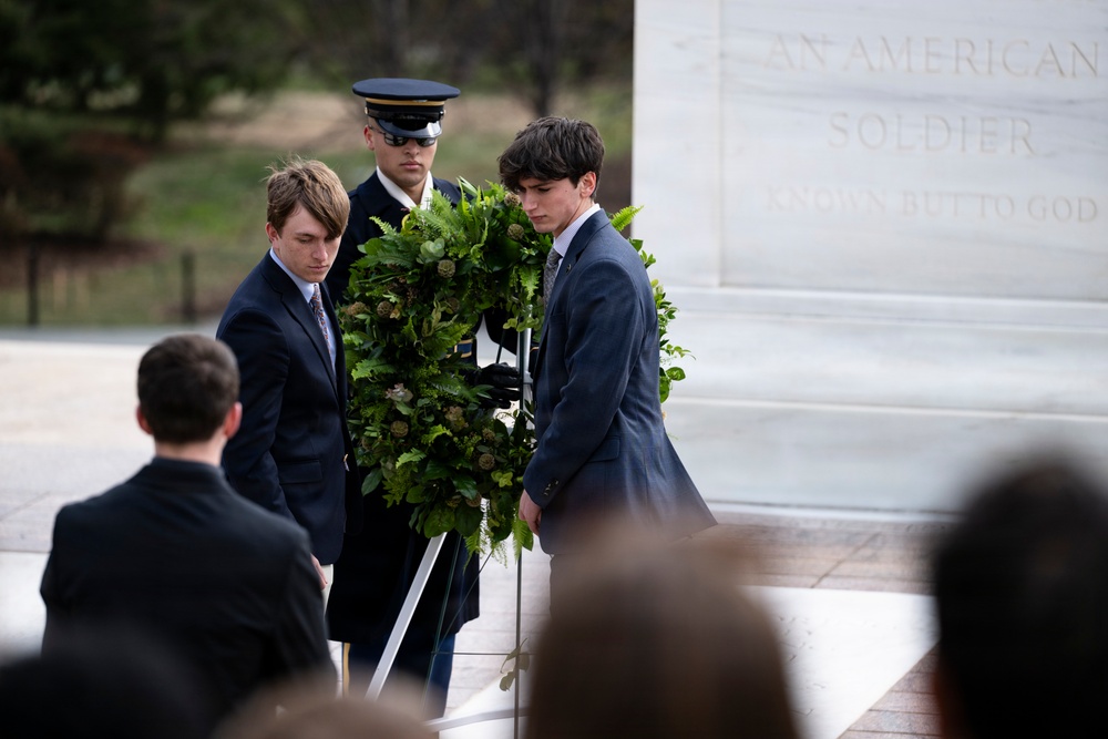 Students From the United States Senate Youth Program Visit Arlington National Cemetery