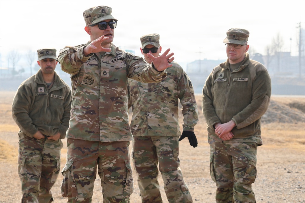 35th Air Defense Artillery Brigade Conducts STX Lane for Best Squad Competition at Osan Air Base
