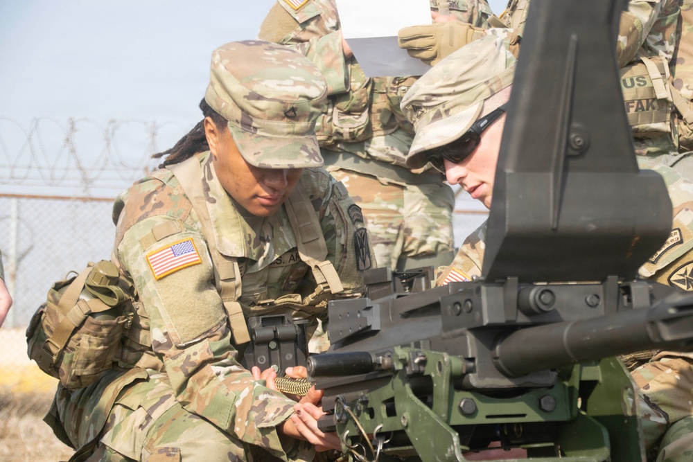 35th Air Defense Artillery Brigade Conducts STX Lane for Best Squad Competition at Osan Air Base