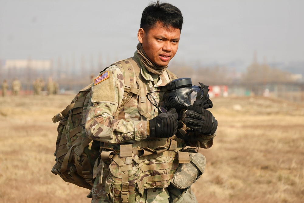 35th Air Defense Artillery Brigade Conducts STX Lane for Best Squad Competition at Osan Air Base