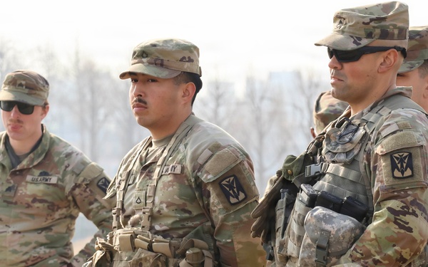 35th Air Defense Artillery Brigade Conducts STX Lane for Best Squad Competition at Osan Air Base