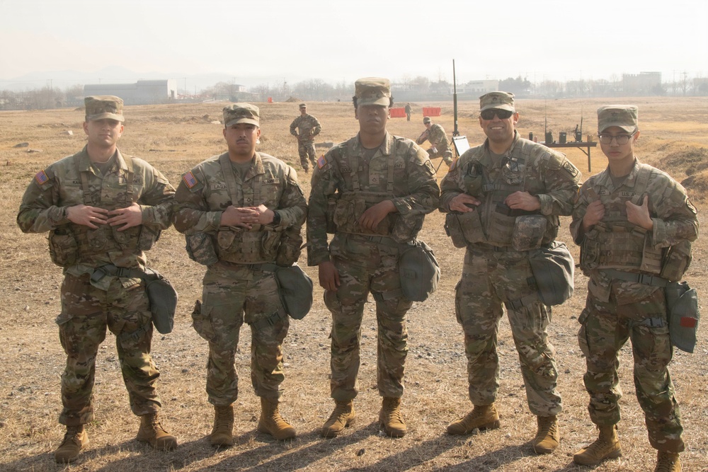 35th Air Defense Artillery Brigade Conducts STX Lane for Best Squad Competition at Osan Air Base