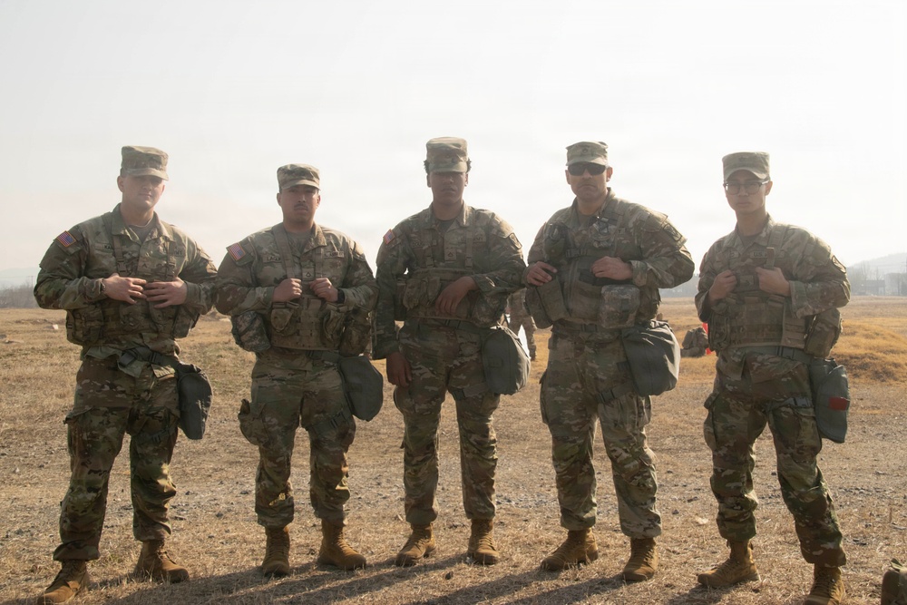 35th Air Defense Artillery Brigade Conducts STX Lane for Best Squad Competition at Osan Air Base