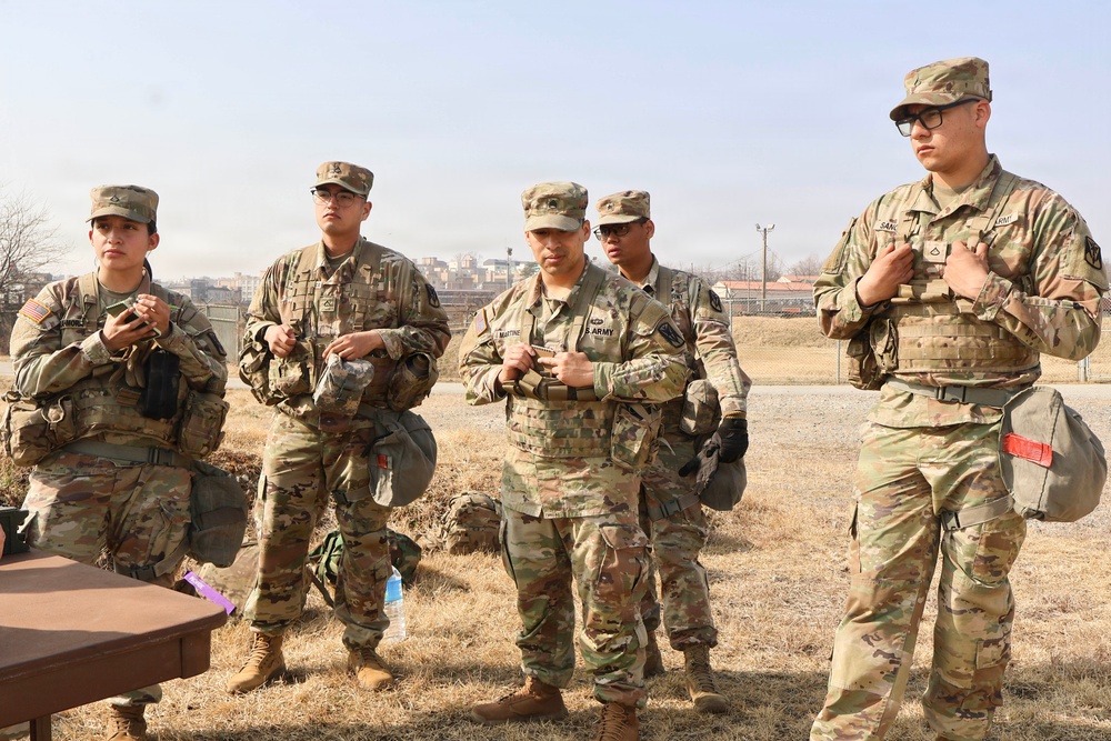 35th Air Defense Artillery Brigade Conducts STX Lane for Best Squad Competition at Osan Air Base