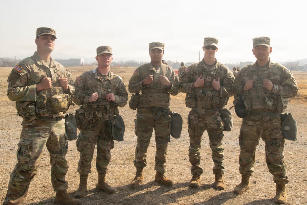35th Air Defense Artillery Brigade Conducts STX Lane for Best Squad Competition at Osan Air Base