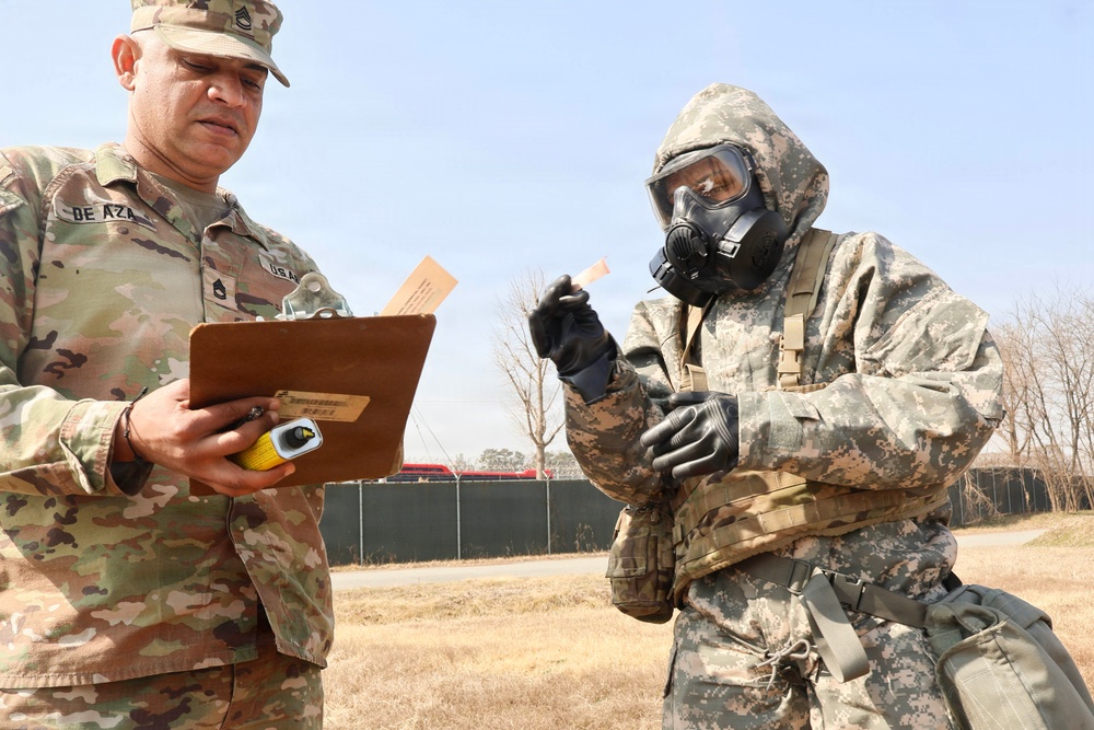 35th Air Defense Artillery Brigade Conducts STX Lane for Best Squad Competition at Osan Air Base
