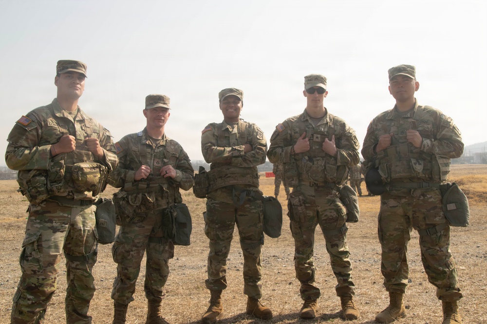 35th Air Defense Artillery Brigade Conducts STX Lane for Best Squad Competition at Osan Air Base