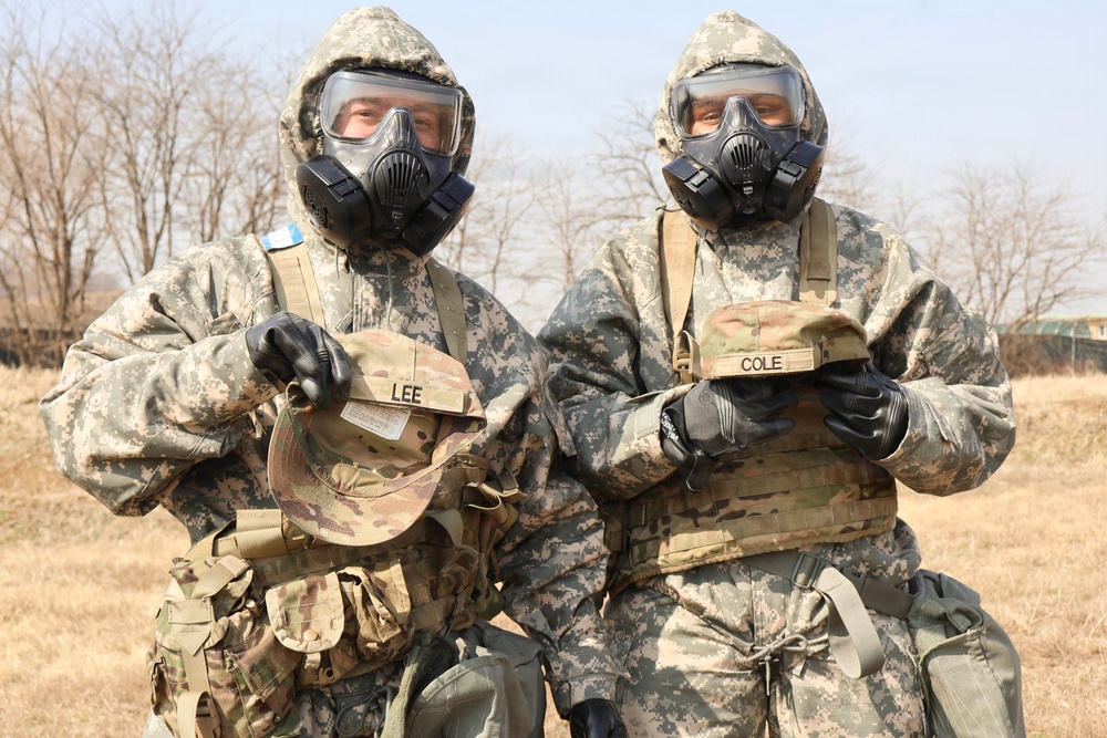 35th Air Defense Artillery Brigade Conducts STX Lane for Best Squad Competition at Osan Air Base