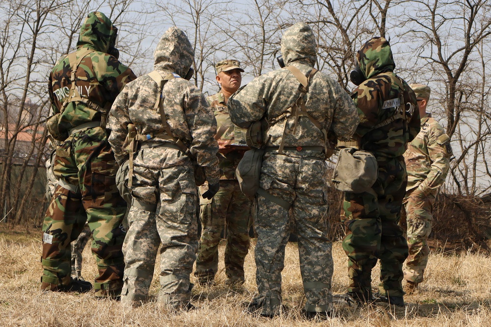 35th Air Defense Artillery Brigade Conducts STX Lane for Best Squad Competition at Osan Air Base