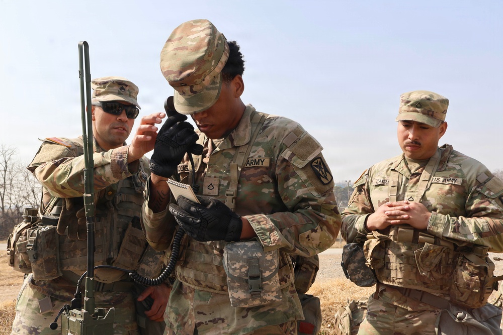 35th Air Defense Artillery Brigade Conducts STX Lane for Best Squad Competition at Osan Air Base
