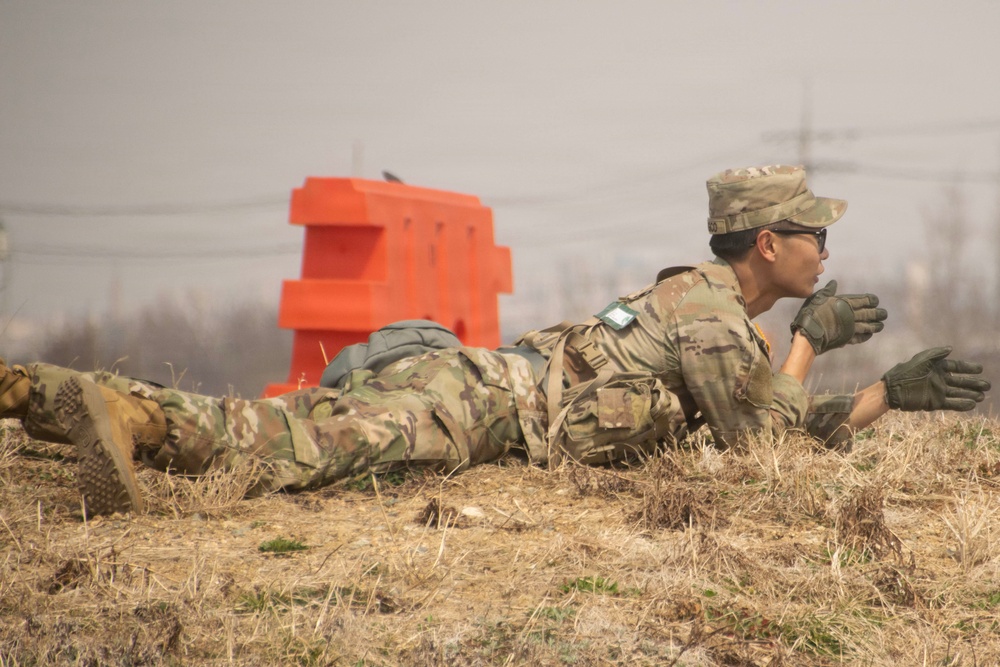 35th Air Defense Artillery Brigade Conducts STX Lane for Best Squad Competition at Osan Air Base