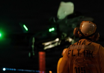 Marines conduct flight operations during Operation Epic Fury