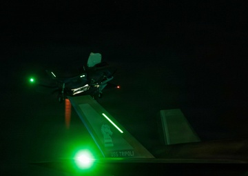 Marines conduct flight operations during Operation Epic Fury