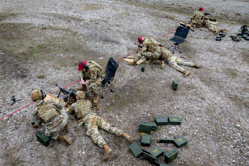 31st SFS Conducts M240B and SMASH 2000L Training