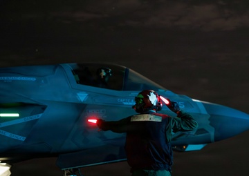 Marines conduct flight operations during Operation Epic Fury