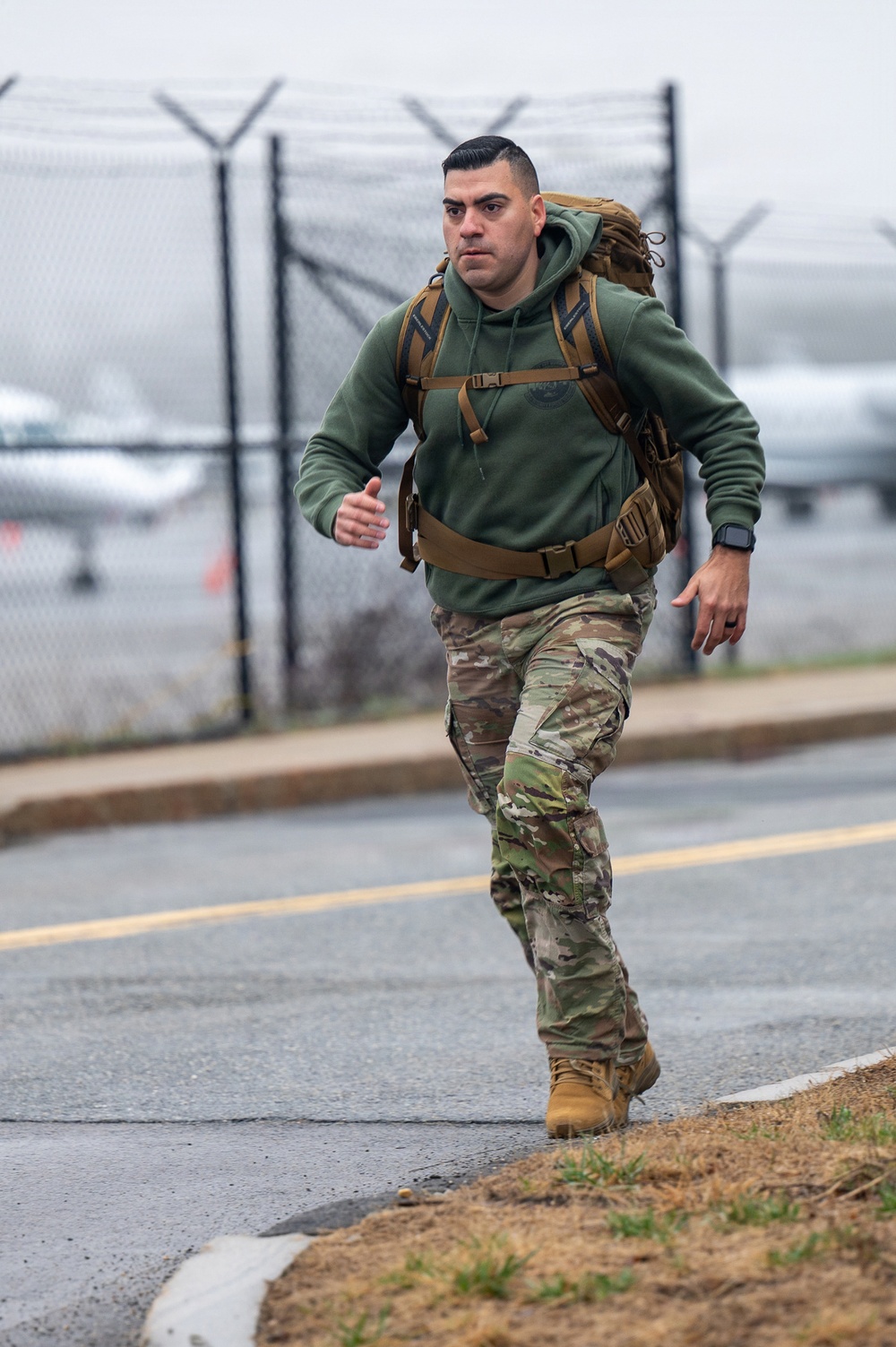 66 SFS holds ruck march