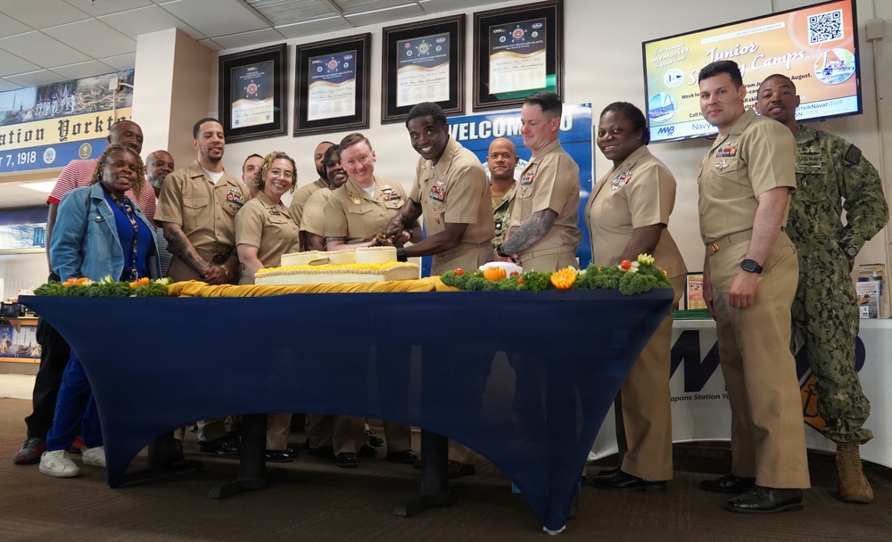 Weapons Station Yorktown Chiefs Celebrate 133 years of Deckplate Dominance