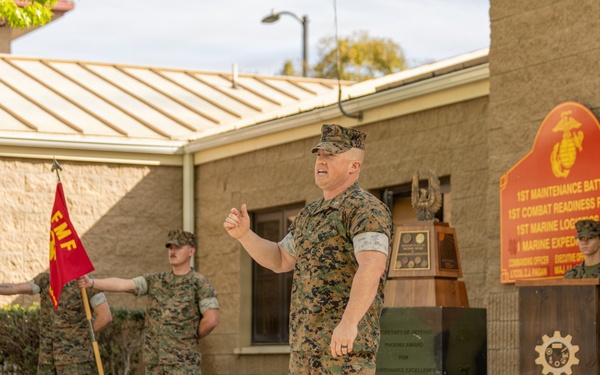 1st Maint. Bn., 1st MLG, is Awarded the 2025 Secretary of War Phoenix Award for Maintenance Excellence