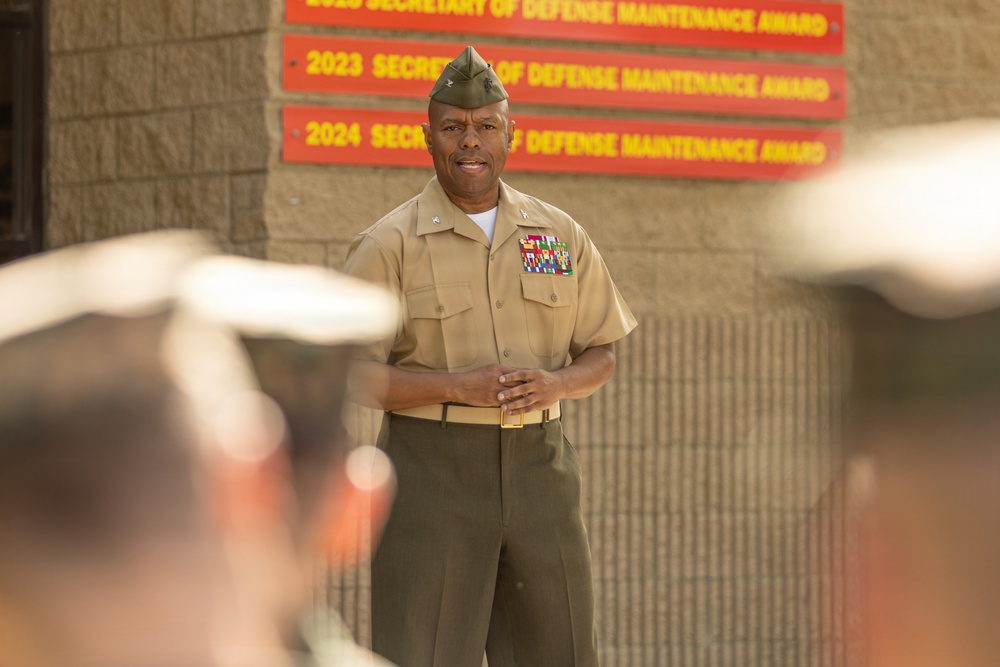 1st Maint. Bn., 1st MLG, is Awarded the 2025 Secretary of War Phoenix Award for Maintenance Excellence