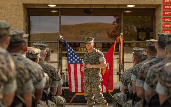 1st Maint. Bn., 1st MLG, is Awarded the 2025 Secretary of War Phoenix Award for Maintenance Excellence