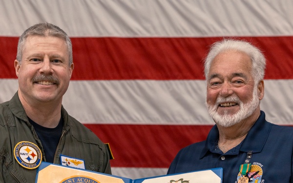 Radioman 1st Class Mark Hardy Receives Long-Overdue Navy and Marine Corps Achievement Award