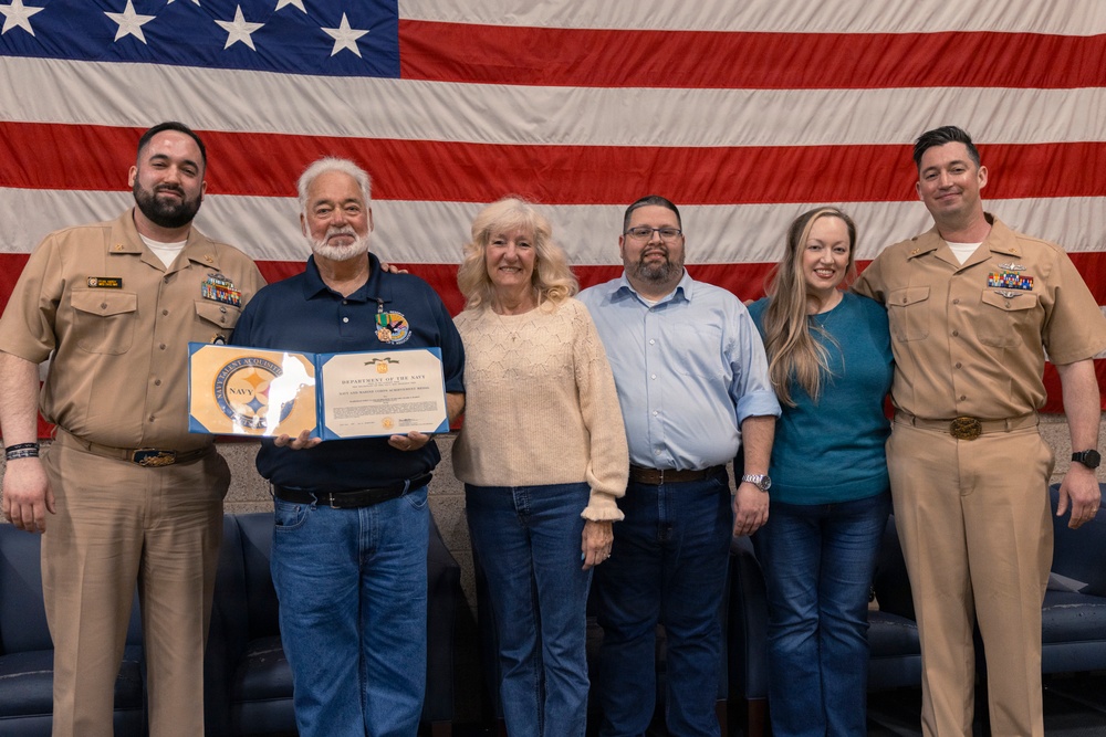 Radioman 1st Class Mark Hardy Receives Long-Overdue Navy and Marine Corps Achievement Award